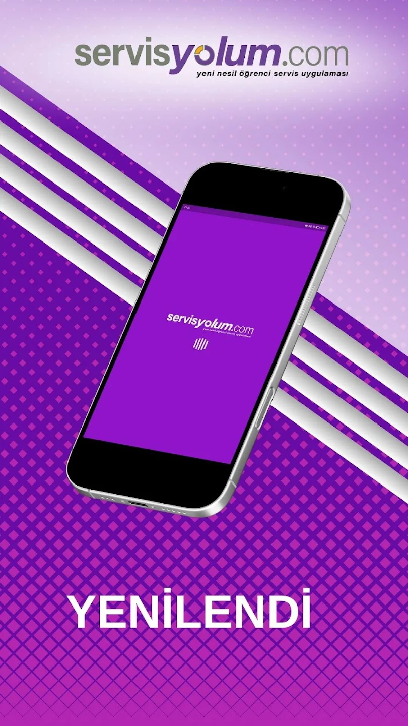 Servis Yolum Karşılama Ekranı