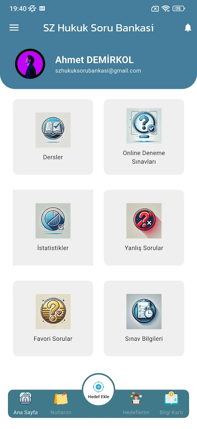 SZ Hukuk Hedef Ekleme