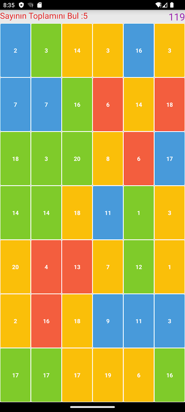 Pratik Matematik Bulmaca Oyunu