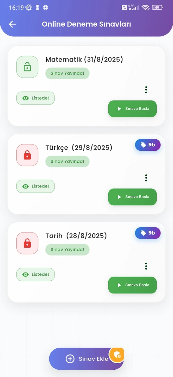 KPSS Bankası Optik Form