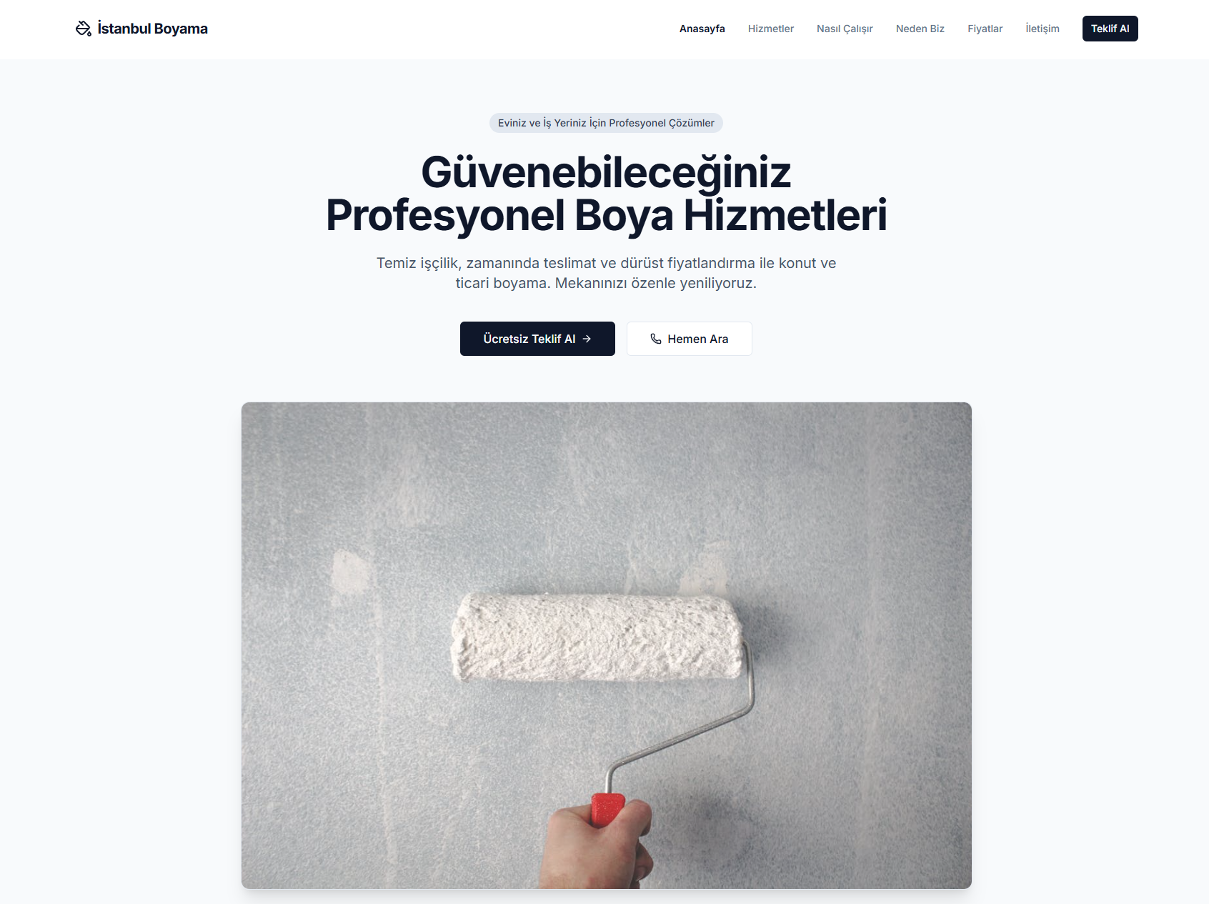 İstanbul Boyama – Profesyonel Ev ve Ofis Boyama Hizmetleri