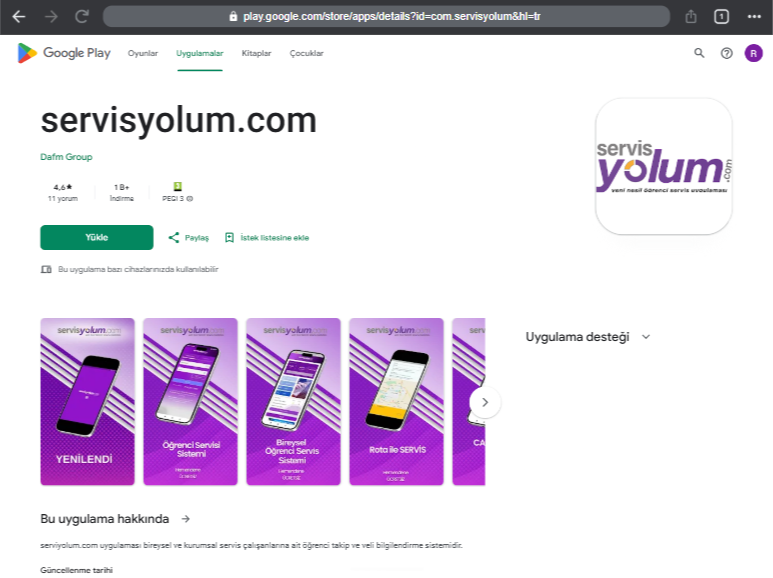 Servis Yolum – Yeni Nesil Öğrenci Servis Takip Uygulaması