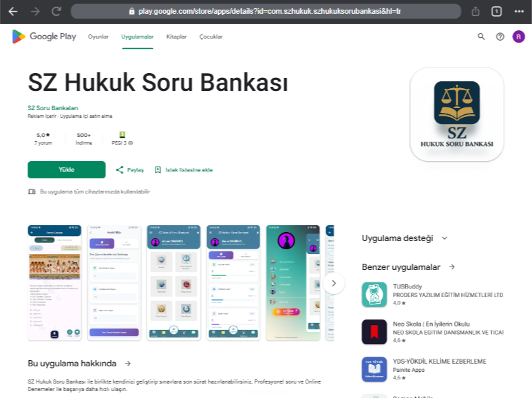 SZ Hukuk Soru Bankası – Kişisel Sınav Hazırlık Asistanı